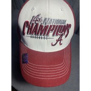 TOP OF THE WORLD‎ ALABAMA CRIMSON TIDE 14X NATIONAL CHAMPS ADJUSTABLE CAP NEW
